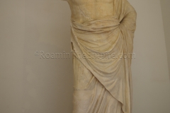 Heavily restored statue of Zeus Ourios from Tindari. Dated to the Augustan era, based on a Hellenistic model of the 2nd century BCE, which was in turn based on a 4th-5th century BCE Greek work.