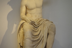 Heavily restored statue of Claudius as Jupiter from Tindari. Dated to between 41 and 54 CE.