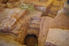 Entrance to chamber tombs in the Punic Necropolis.