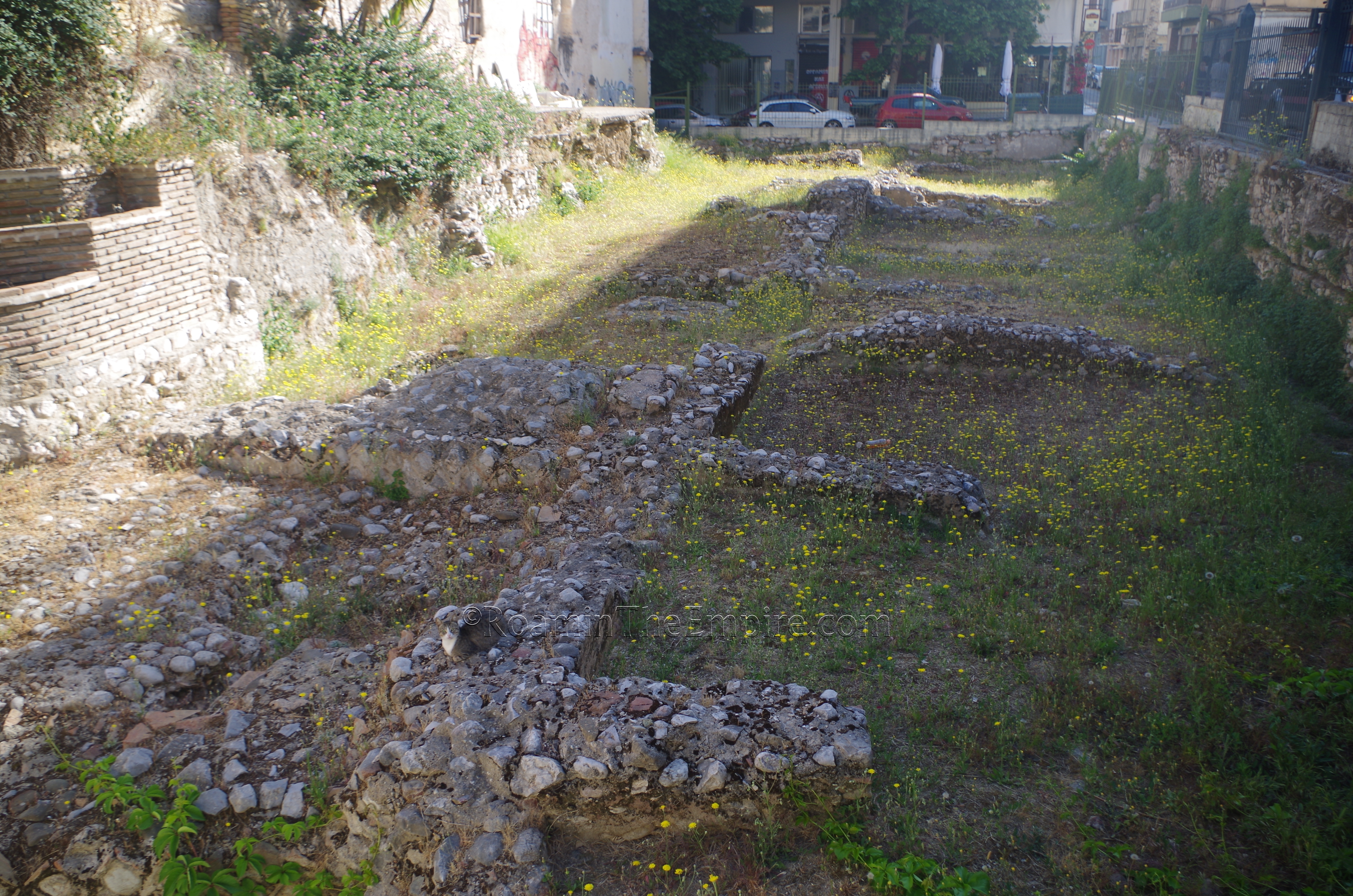 Remains of the stadium at Alexandrou Ipsilantou.