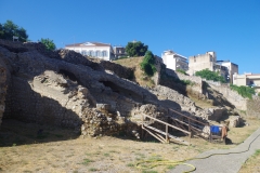 Stadium remains along Ifestou.