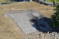 Mosaic in the northwest corner of the odeon area.