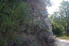 Aqueduct remains on west side of Artemidos from the middle section.