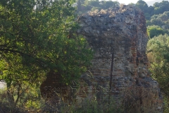 Aqueduct remains on east side of Artemidos from the middle section.