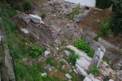 Structures on the far west of the northern forum area.