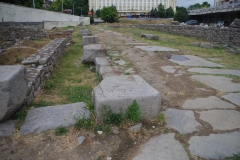 Cardo maximus and adjacent constructions in the eastern forum area.