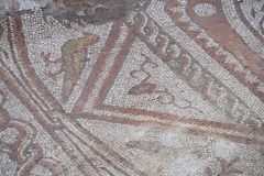 Detail of a mosaic in the Great Basilica.