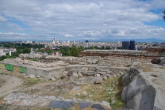 Byzantine/Roman wall constructions on Nebet Tepe.