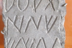 Iberian inscription at the Museo Histórico de Sagunto.