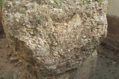 Remains of the funerary monument.