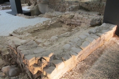 First century CE funerary monument along the cardo maximus at Vía del Pòrtic.