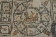 Detail of the Dionysus mosaic. Museo Nazionale Archaeologico.