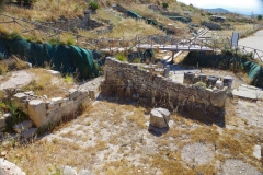 Intersection of north and west stoa of the agora.