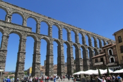 Aqueduct in Plaza del Azoguejo.