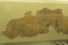Fourth century CE wall painting from the Roman villa of Santa Lucia near Aguilafuente.