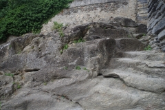 Staircase adjacent to the Celtic altar.