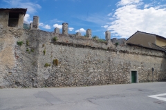 City wall remnants at 24 Corso Unione Sovietica.