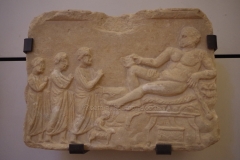 Votive tablet depicting a sacrifice to Hercules. Dated to the 2nd to 3rd century BCE. National Archaeological Museum of Bulgaria.