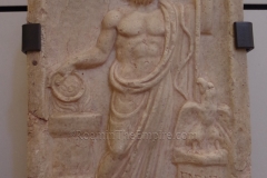 Votive tablet dedicated to Zeus Helios by Dorzentes. From Philippopolis (Plovdiv) and dated to the 3rd century CE. National Archaeological Museum of Bulgaria.