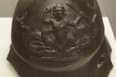 Decorated bronze helmet found in Sofia. Dated to the 3rd century CE. National Archaeological Museum of Bulgaria.