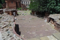 Octagonal room of the Church of St. George Rotunda baths.