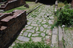 Cardo adjacent to the Church of St. George Rotunda.