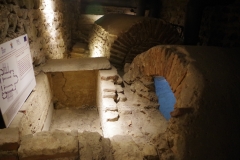 Third and fourth century CE tombs in the Saint Sophia Church crypt.