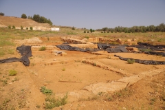 Excavated area west of the Archaic Temple.