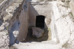 Punic chamber tomb at the Monte Sirai necropolis.