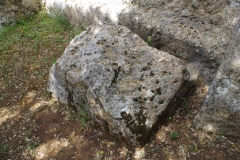 In-situ block at the Temple of Antas quarry.