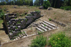 Staircase at the north gate of the amphitheater.