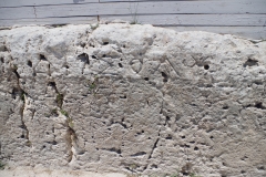 Detail of inscription on the diazoma of the theater.