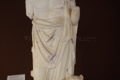 Statue of Serapis-Hades with Cerberus, a 2nd century CE Roman copy of a 3rd-2nd century BCE original. Found at Piazza Pancali on Ortygia.