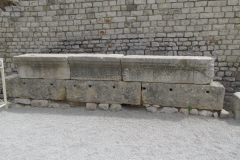 Inscription of Elagabalus in the amphitheater.