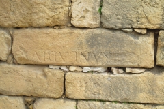 Inscription re-used in the Santa Maria del Miracle church.