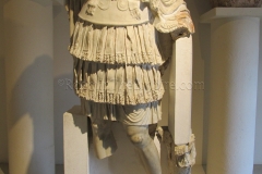 Cuirassed statue of an emperor, probably Domitian. Found near the theater and displayed in the MNAT.