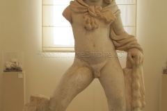 Statue of a child Hercules, found at the collegium fabrum and dated to the 2nd century CE. House in the MNAT.