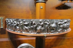Gilt silver band with depictions of 13 deities. Museo di Antichità di Torino.