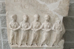 Dedication to the Matrones by Titus Julius Acestes. From Avigliana, dated to the 1st century CE. Museo di Antichità di Torino.