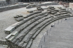 Detail of theater cavea.