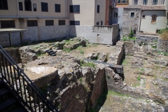 Southern portion of the forum bathing complex.