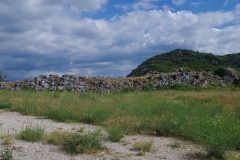 Fortification walls.