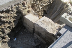 Excavations on Via del Teatro Romano.