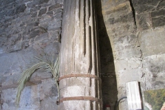 Column of the propylaeum in the gift shop area of the bell tower.