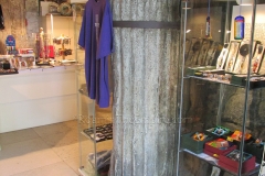 Column of the propylaeum in the gift shop area of the bell tower.