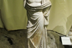 Statue of Aesclepius found at the theater. First century CE. Tergeste Lapidarium.