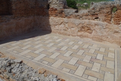 Western frigidarium pool of the central baths.