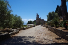 Decumanus superior and the 'basilica'.