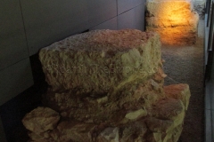 Column bases of the forum colonnade at the Centre Arqueològic de l'Almoina.