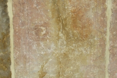 Inscription of Antonia Lepida in the wall of the Basílica de la Mare de Déu dels Desemparats.